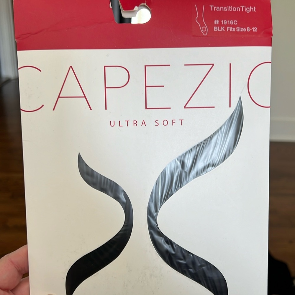 New -Capezio Black Tights